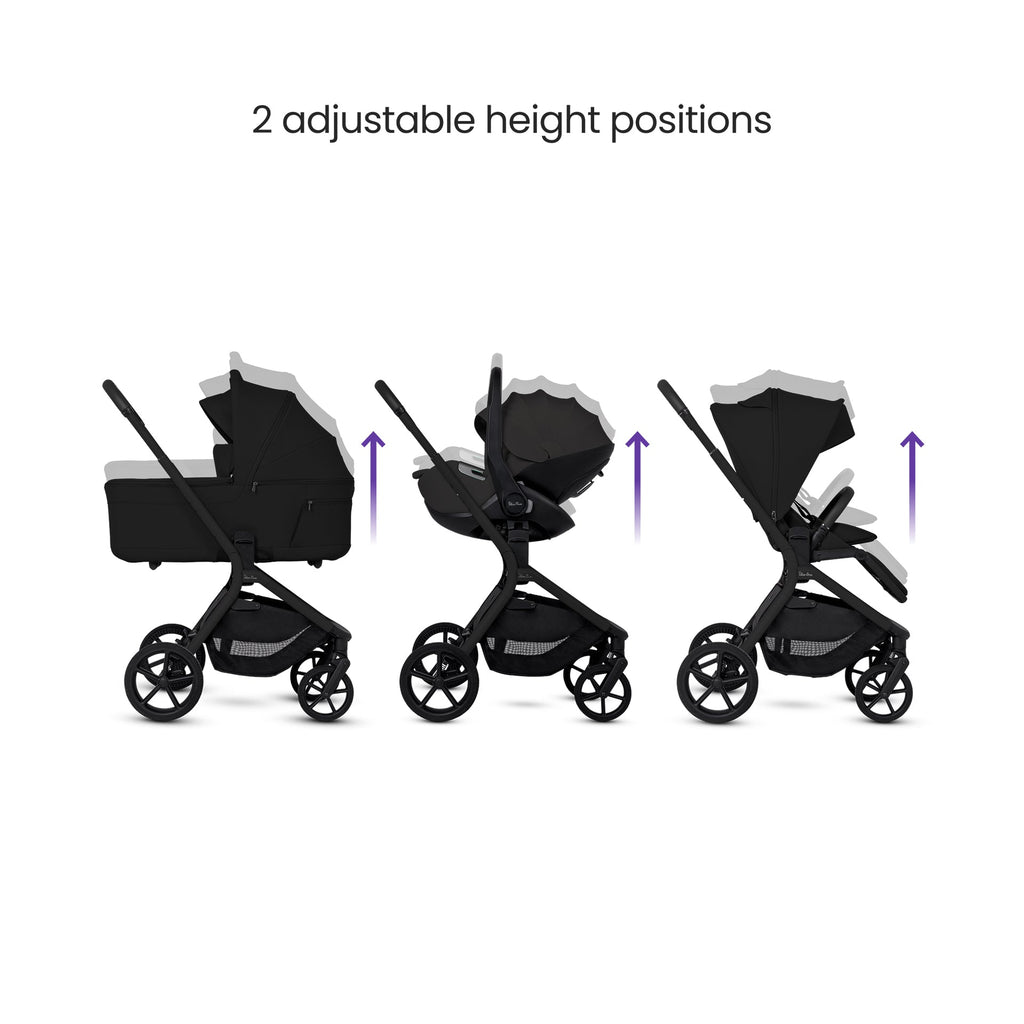 Silver Cross Breez Ultimate Cybex Cloud T & 360 Base Bundle - Onyx