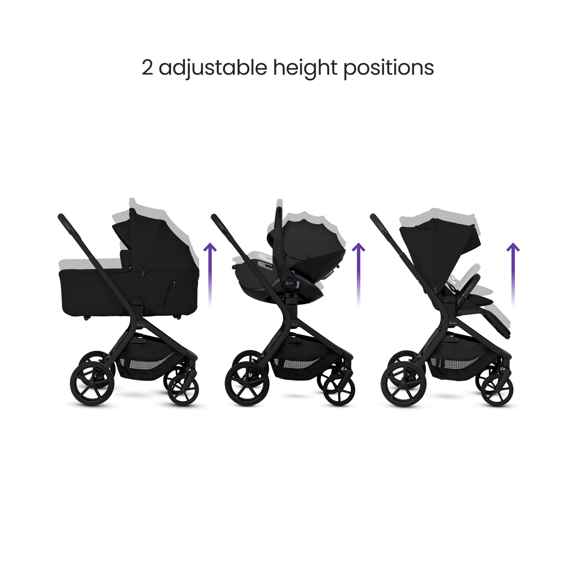 Silver Cross Breez Ultimate Cybex Cloud T & 360 Base Bundle - Onyx