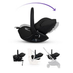Silver Cross Breez Ultimate 360 Car Seat Bundle - Pewter