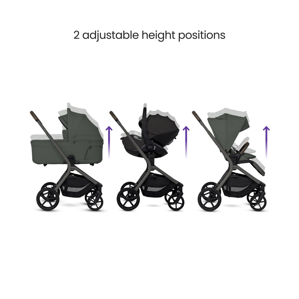 Silver Cross Breez Ultimate Cybex Cloud T & 360 Base Bundle - Pewter