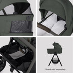 Silver Cross Breez Ultimate 360 Car Seat Bundle - Pewter