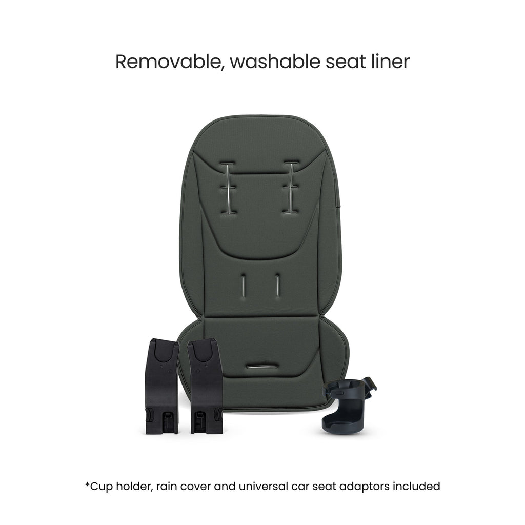 Silver Cross Breez Ultimate Cybex Cloud T & 360 Base Bundle - Pewter