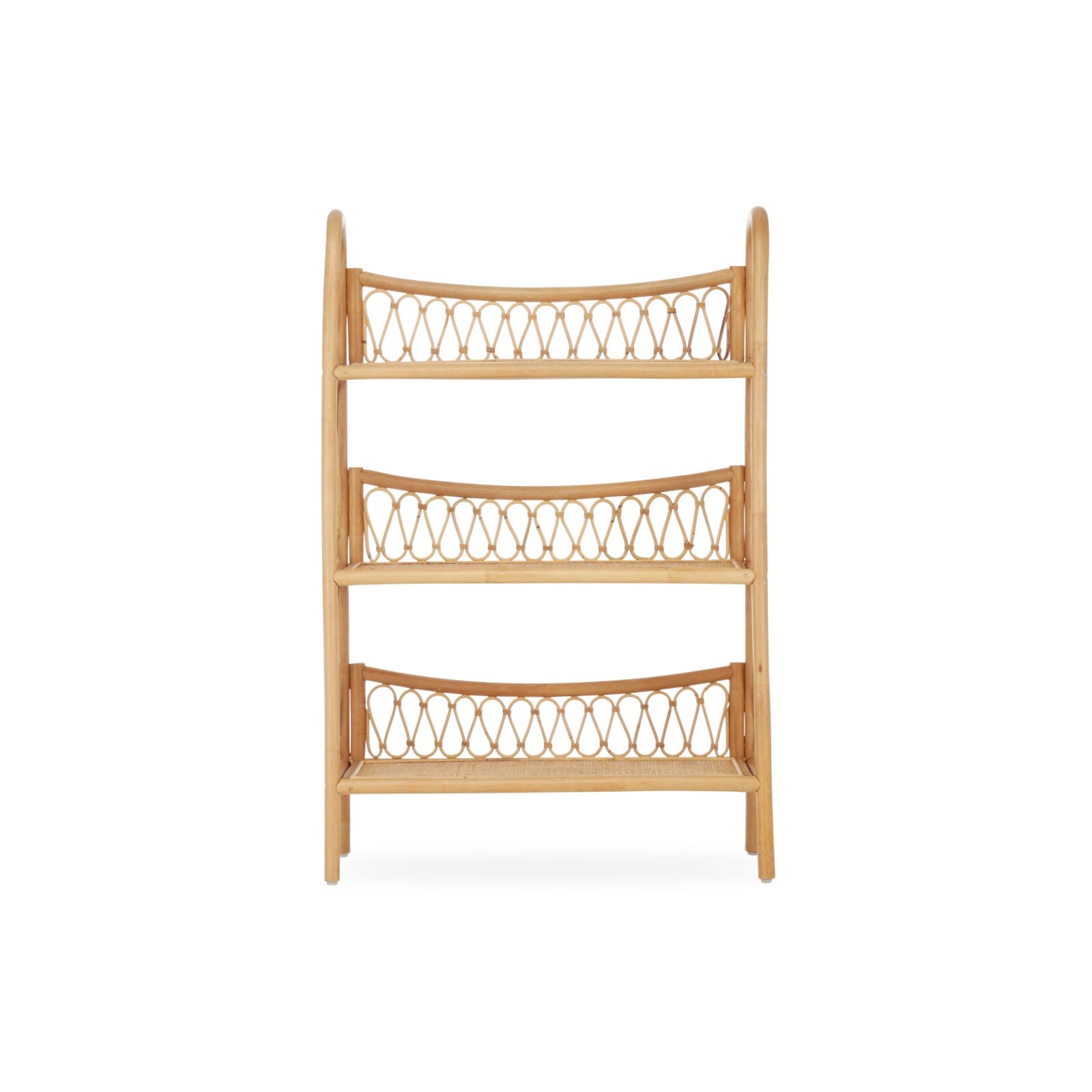CuddleCo Aria 3 Tier Shelving Unit - Rattan