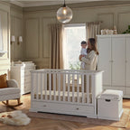 CuddleCo Beaumont 3 Piece Nursery Furniture Set - White