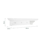 CuddleCo Beaumont Shelf - White