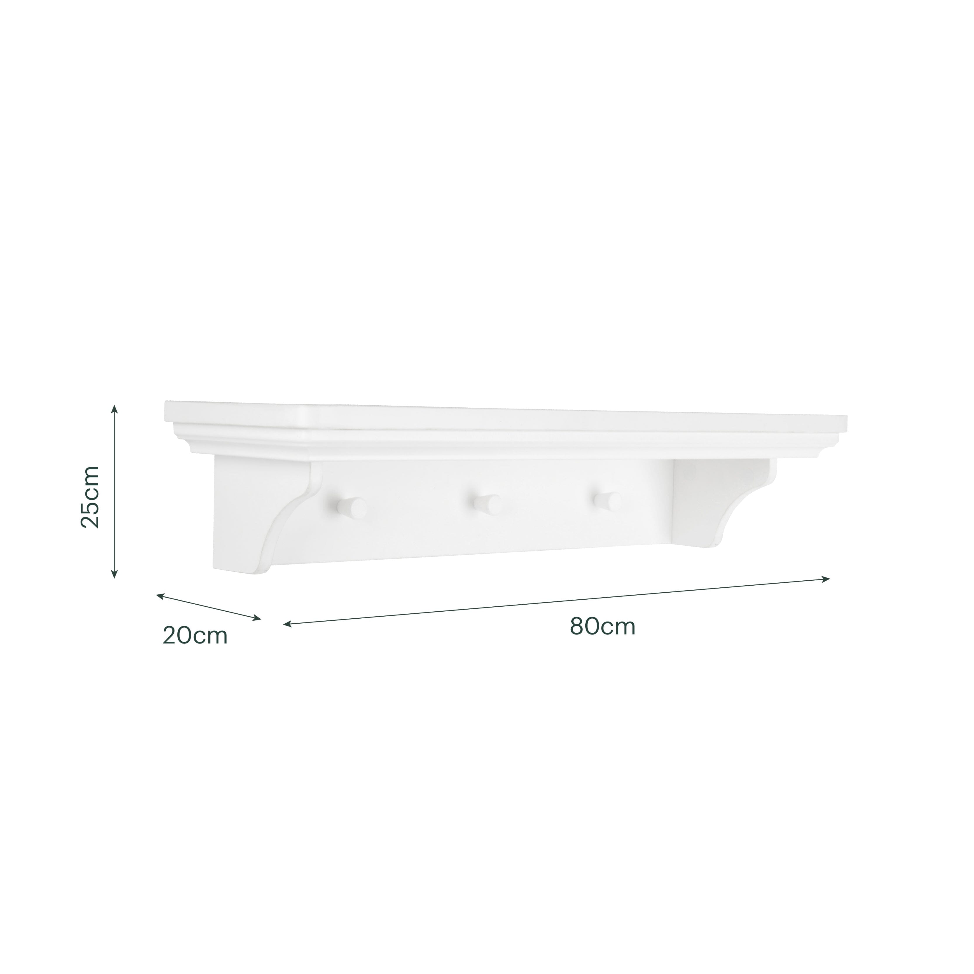 CuddleCo Beaumont Shelf - White