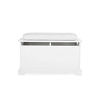 CuddleCo Beaumont Storage Box & Cushion Set - White