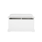 CuddleCo Beaumont Storage Box & Cushion Set - White