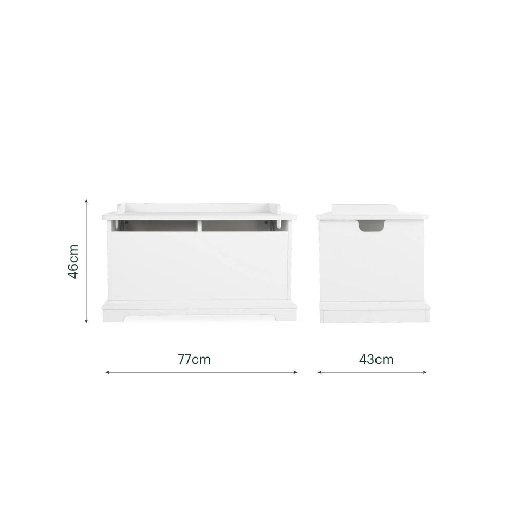 CuddleCo Beaumont Storage Box - White