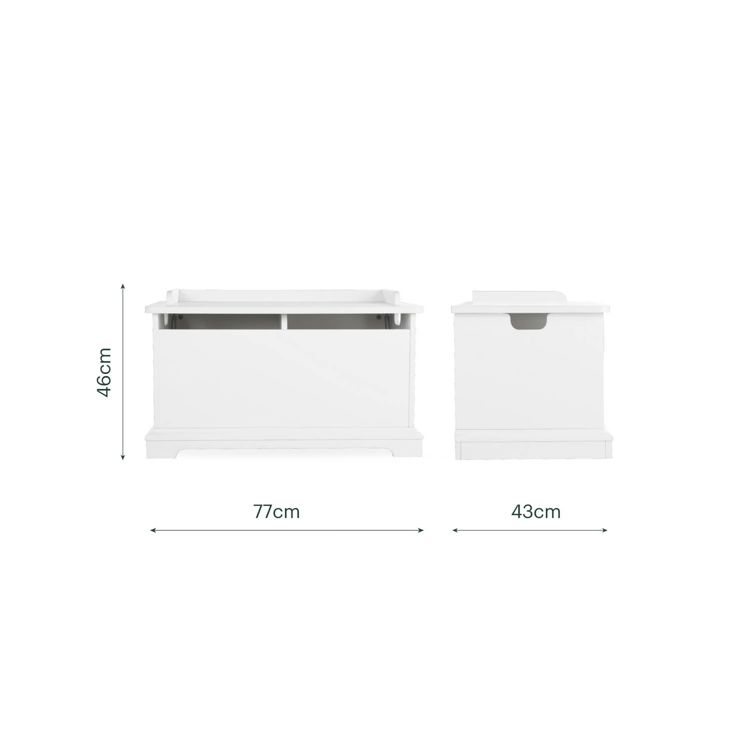 CuddleCo Beaumont Storage Box - White