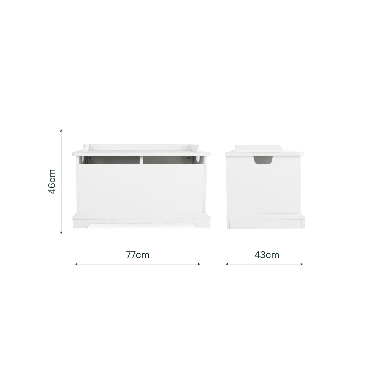 CuddleCo Beaumont Storage Box - White