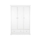 CuddleCo Beaumont Triple Wardrobe - White