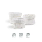 CuddleCo 3 Pack Storage Baskets - Cashmere Meadow