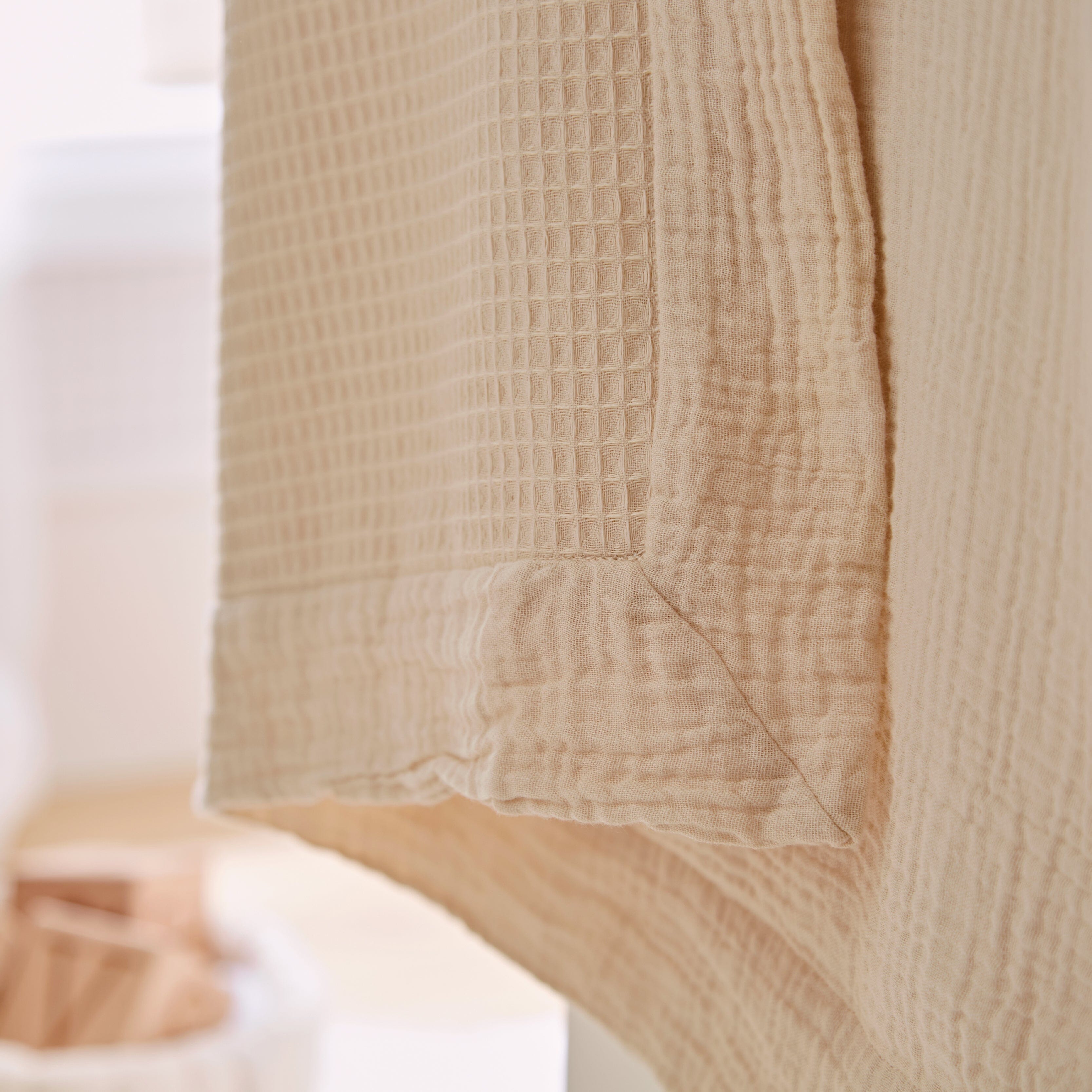 CuddleCo Comforter Blanket  - Cashmere Waffle