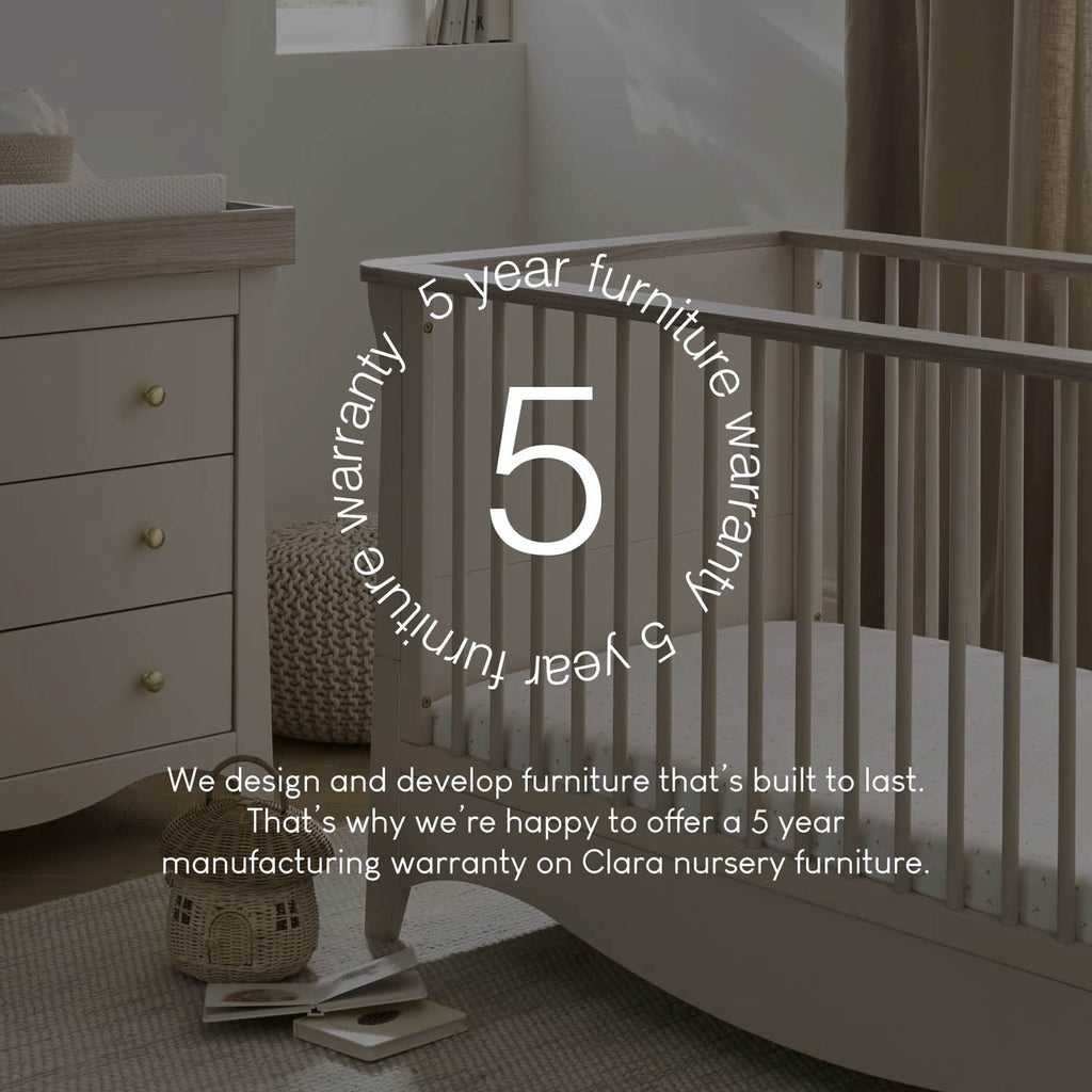 CuddleCo Clara Nursery Shelf - Cashmere and Ash