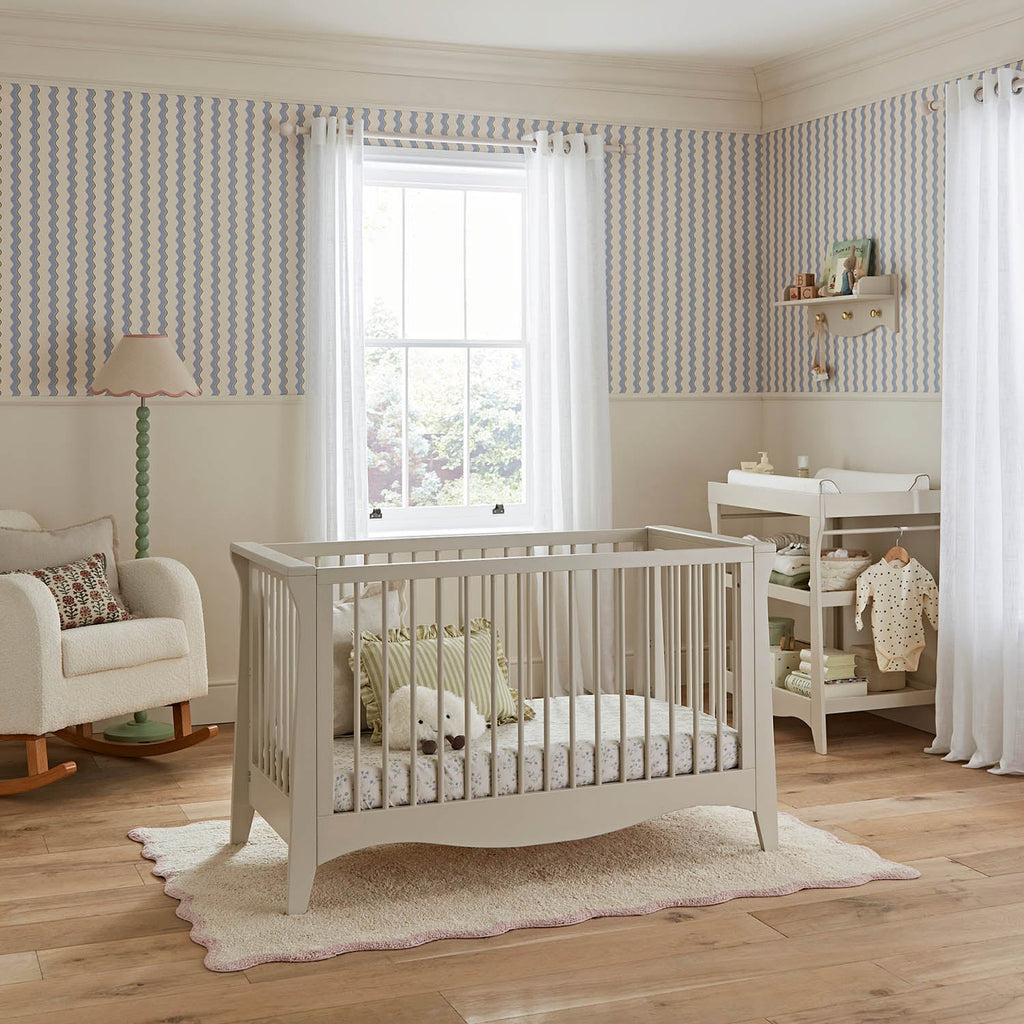 CuddleCo Clara Mini Cot Bed – Cashmere