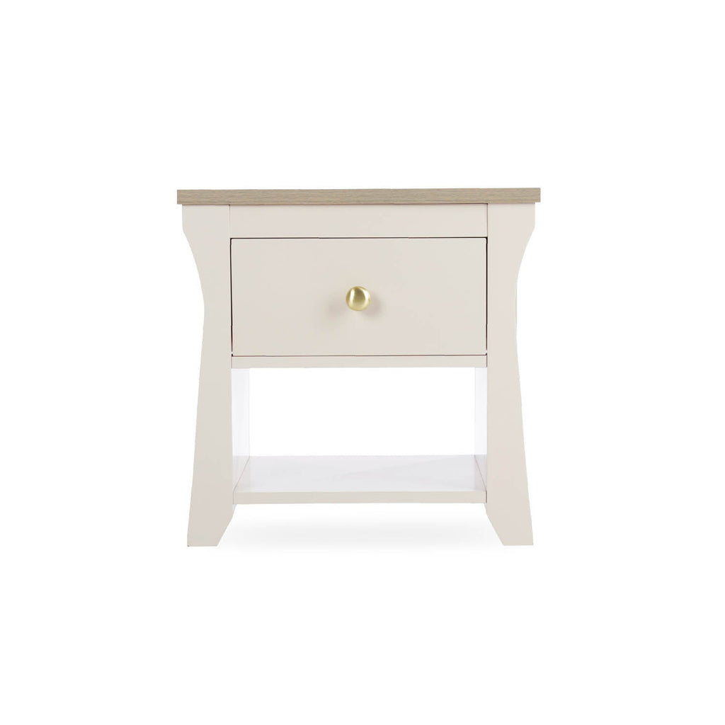 CuddleCo Clara Bedside Table - Cashmere and Ash