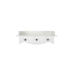 CuddleCo Clara Nursery Shelf - White and Ash