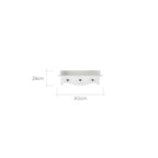 CuddleCo Clara Nursery Shelf - White and Ash