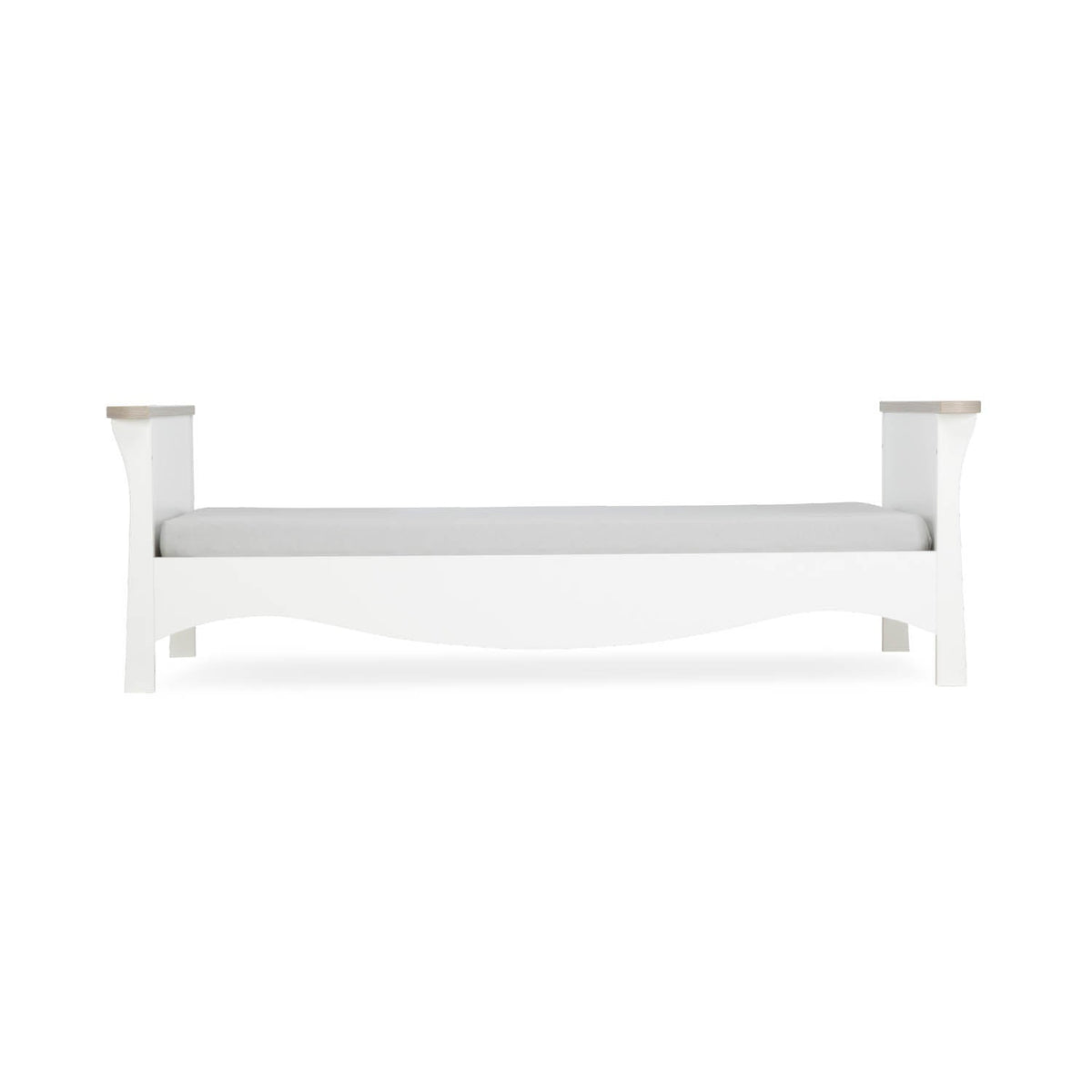 CuddleCo Clara Toddler Bed - White and Ash