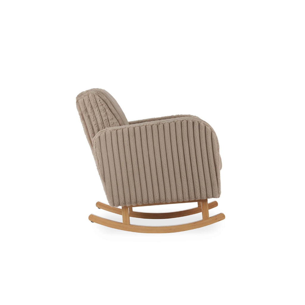 CuddleCo Etta Faux Fur Nursing Chair - Mink
