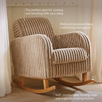 CuddleCo Etta Nursing Chair - Faux Fur Mink