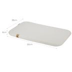 CuddleCo Little Me Hypo-Allergenic Bamboo Moses Basket Mattress 66 x 28cm