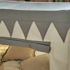CuddleCo Play House with Bunting - Sea Salt