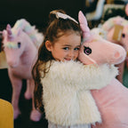 CuddleCo Standing Unicorn - Gold Dust