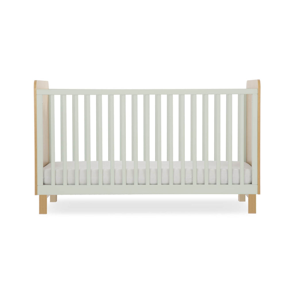CuddleCo Remi 2 Piece Nursery Furniture Set - Oak & Green