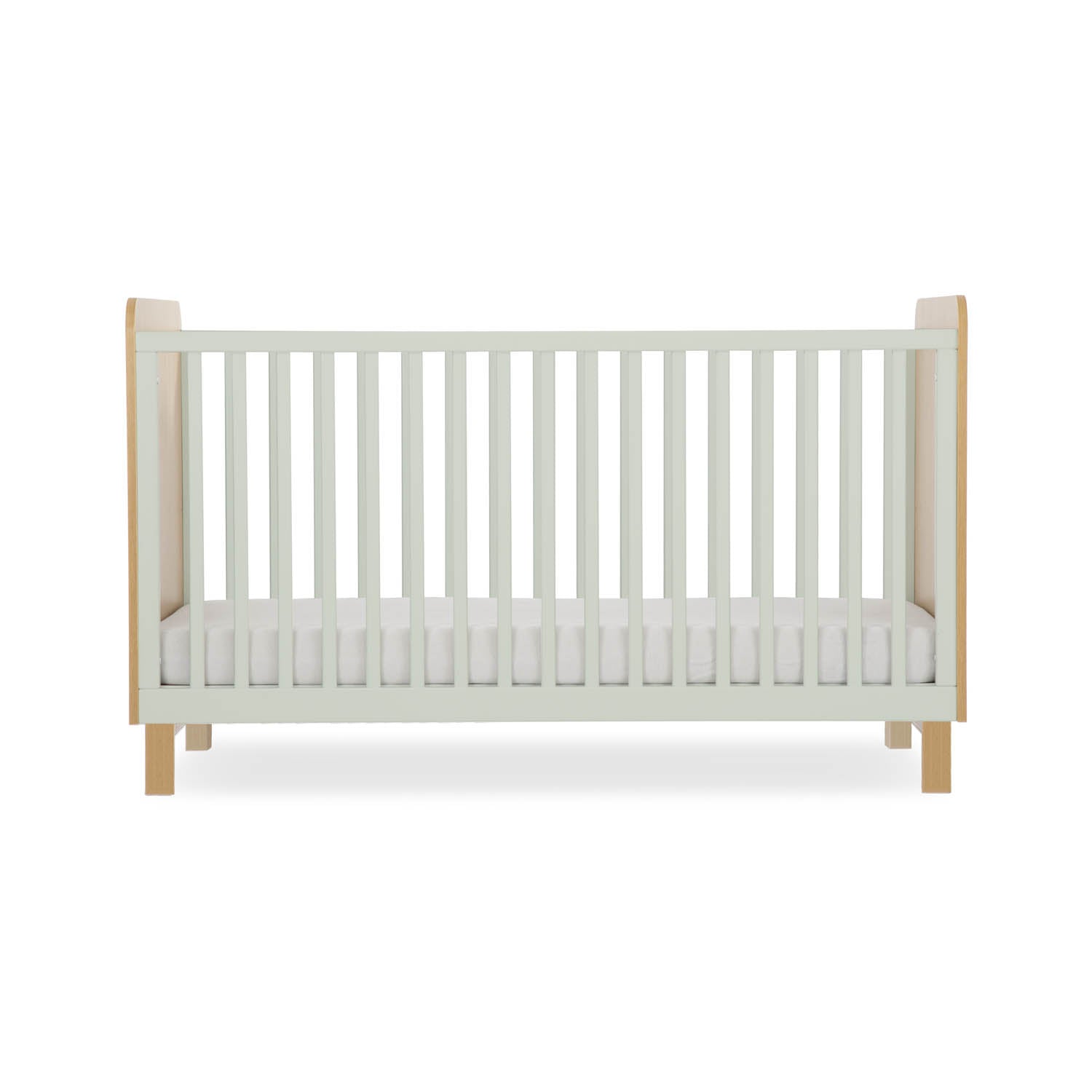 CuddleCo Remi 2 Piece Nursery Furniture Set - Oak & Green