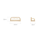 CuddleCo Aria Rattan Shelf - Small