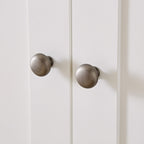 CuddleCo Clara 2 Door Double Wardrobe - White
