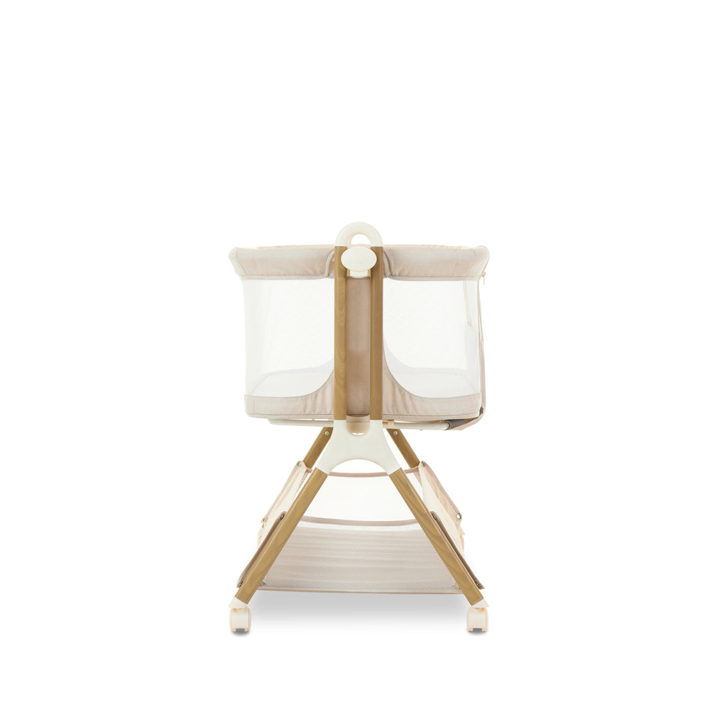 Obaby Cloud Bedside Crib - Oatmeal