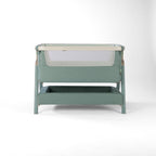 Tutti Bambini CoZee Air 2 Bedside Crib - Whitewash / Kelp