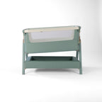 Tutti Bambini CoZee Air 2 Bedside Crib - Whitewash / Kelp