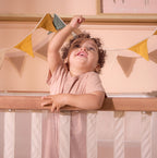 Tutti Bambini CoZee XL Bedside Crib & Cot - Scandinavian Walnut & Ecru