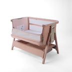 Tutti Bambini CoZee Zen Bedside Crib - Blush