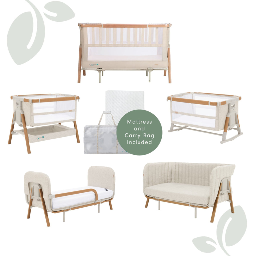 Tutti Bambini CoZee XL 5-in-1 - Scandinavian Walnut & Ecru
