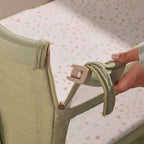 Tutti Bambini CoZee Zen Bedside Crib - Eucalyptus