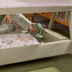 Tutti Bambini CoZee Zen Bedside Crib - Eucalyptus