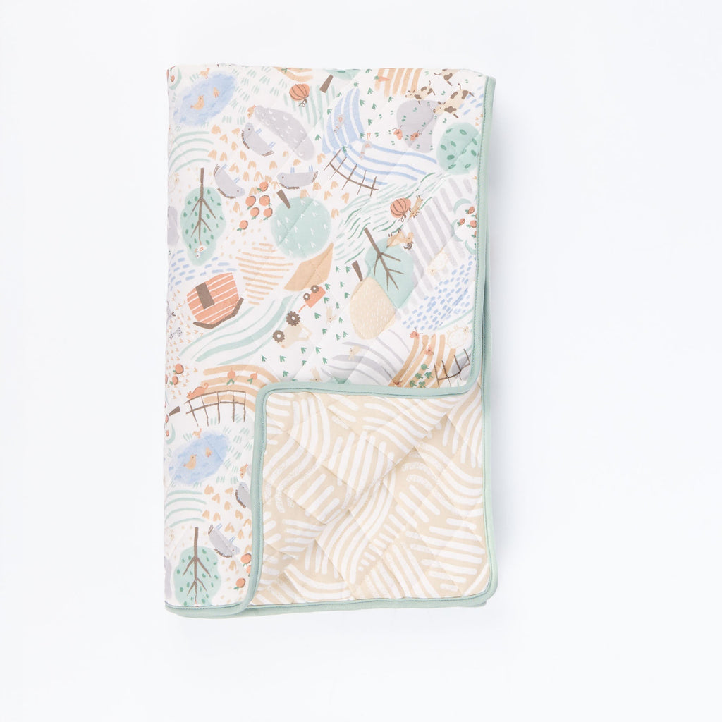 Tutti Bambini Cot/Cot Bed Coverlet - Good Life