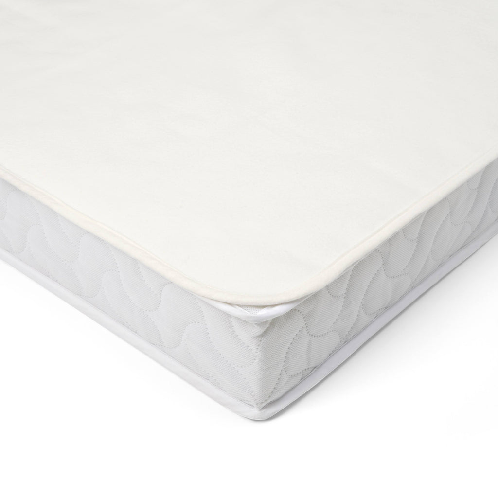 Tutti Bambini Essentials Alba Mini Cot Bed, Mattress & Bedding Bundle - White