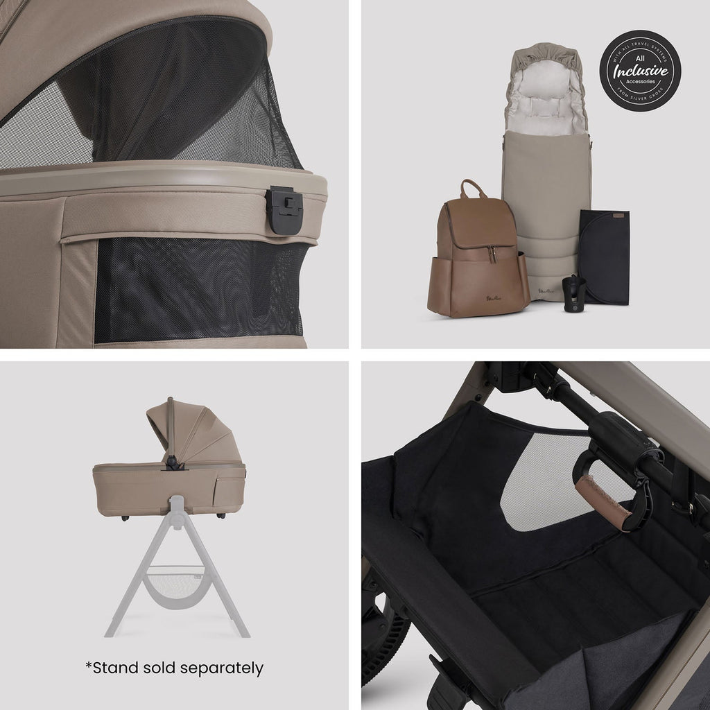 Silver Cross Cove 2 Ultimate 360 Car Seat Bundle - Champagne
