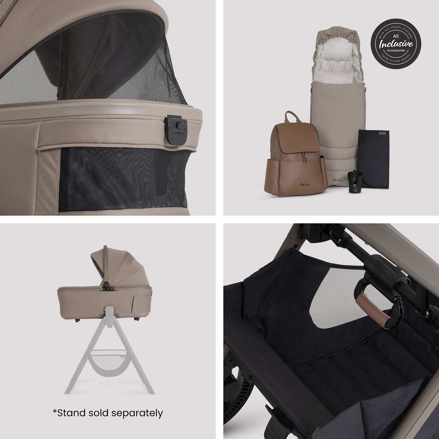 Silver Cross Cove 2 Ultimate 360 Car Seat Bundle - Champagne
