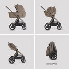 Silver Cross Cove 2 Ultimate 360 Family Car Seat Bundle - Champagne