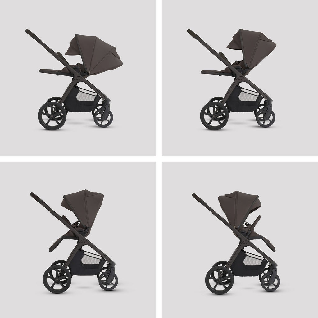 Silver Cross Cove 2 Ultimate Maxi-Cosi Pebble 360 Pro2 Car Seat Bundle - Chocolate