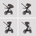 Silver Cross Cove 2 Ultimate Maxi-Cosi Pebble 360 Pro2 Car Seat Bundle - Chocolate
