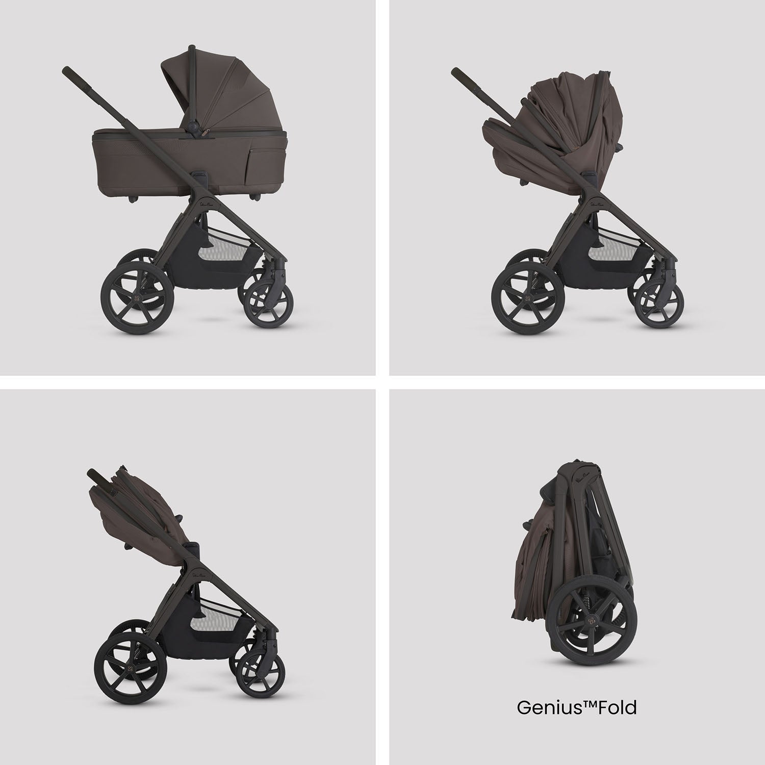 Silver Cross Cove 2 Ultimate 360 Family Car Seat Bundle - Chocolate