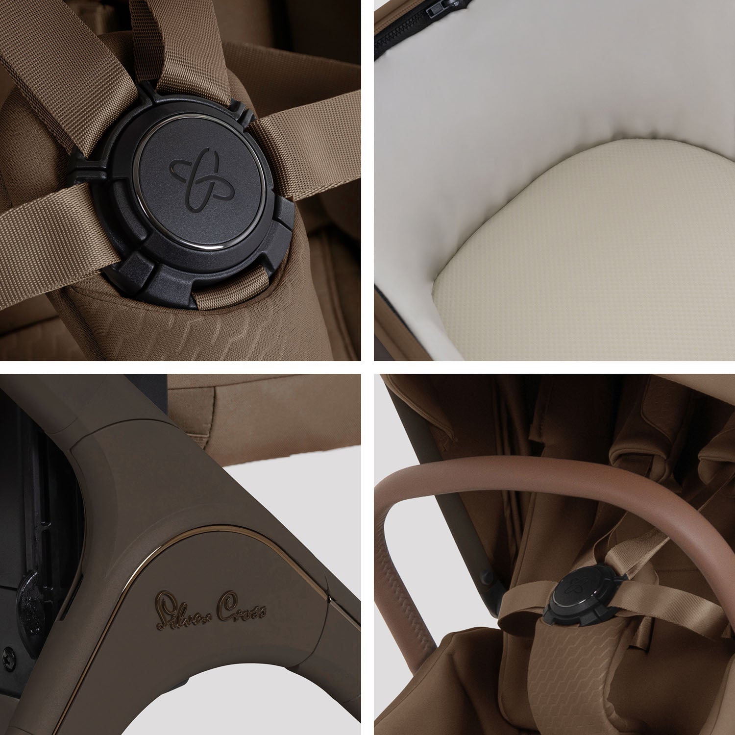 Silver Cross Cove 2 Ultimate Maxi-Cosi Cabriofix i-Size Car Seat Bundle - Maple